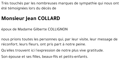 Jean COLLARD