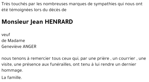 Jean HENRARD