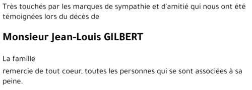 Jean-Louis GILBERT