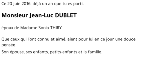 Jean-Luc DUBLET 