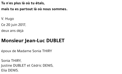 Jean-Luc DUBLET 