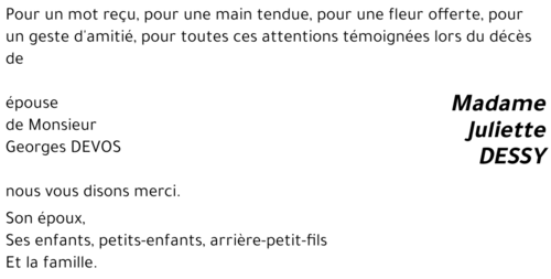 Juliette DESSY 