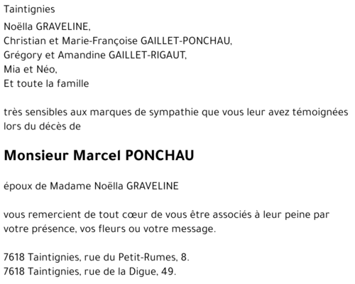 Marcel PONCHAU