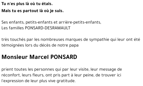 Marcel PONSARD