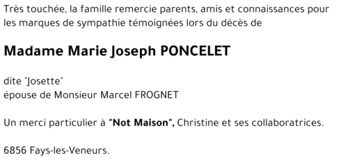 Marie Joseph PONCELET