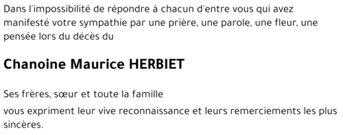 Maurice HERBIET