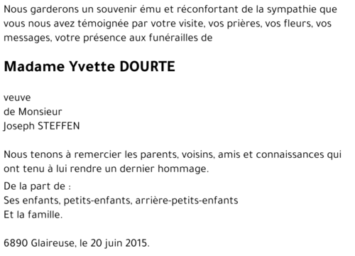 Yvette DOURTE