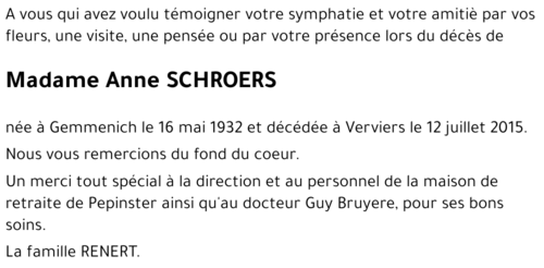 Anne-Marie SCHROERS
