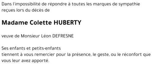 Colette HUBERTY