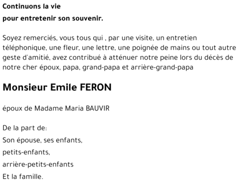 Emile FERON