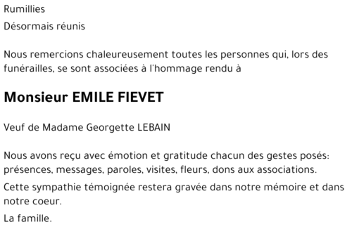 Emile FIEVET