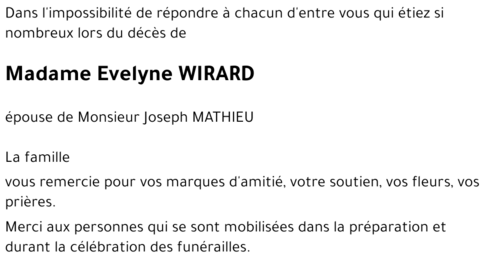 Evelyne WIRARD