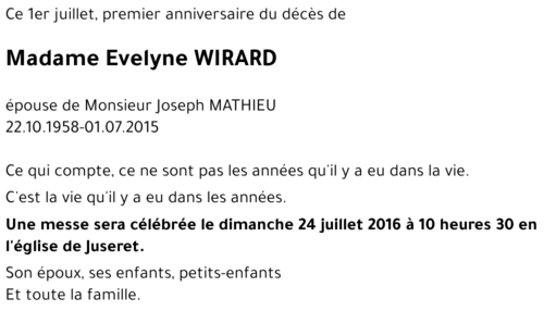 Evelyne WIRARD
