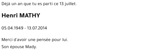 Henri MATHY