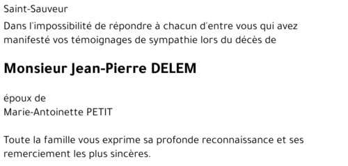 Jean-Pierre DELEM