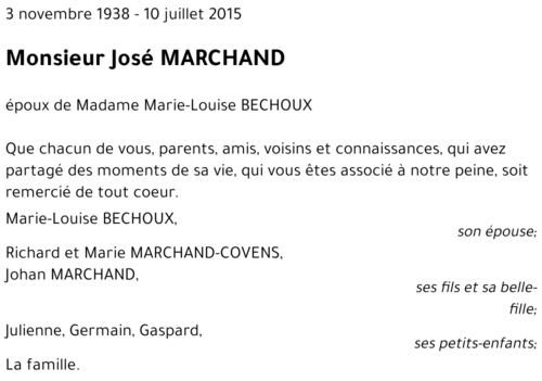 Joseph MARCHAND