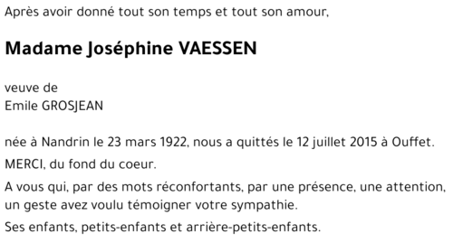 Joséphine VAESSEN