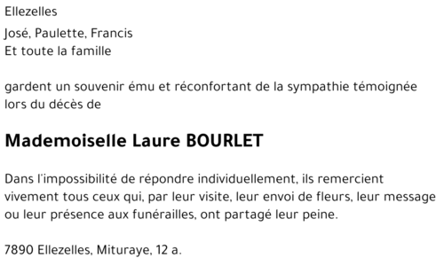 Laure BOURLET