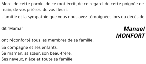 Manuel MONFORT