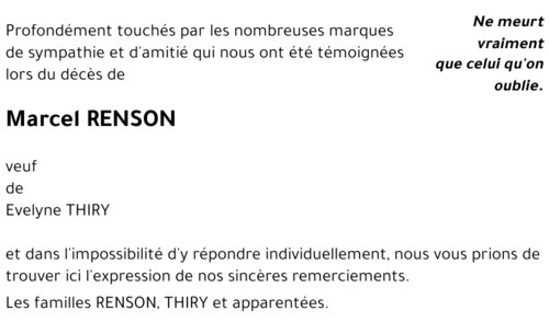 Marcel RENSON