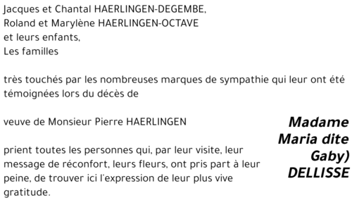Maria DELLISSE