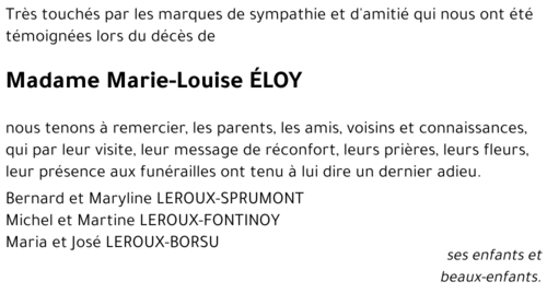 Marie-Louise Éloy