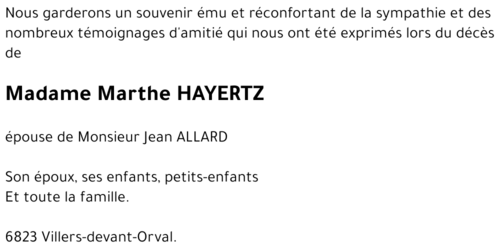 Marthe HAYERTZ