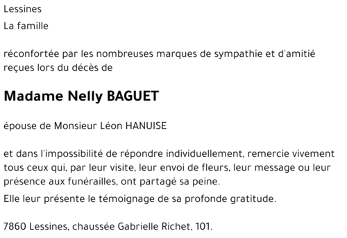 Nelly BAGUET