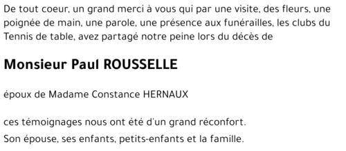 Paul ROUSSELLE