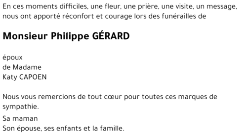Philippe GÉRARD 