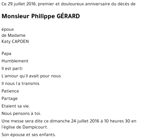 Philippe GÉRARD 