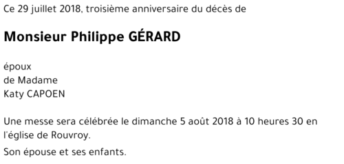 Philippe GÉRARD 