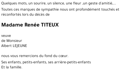 Renée TITEUX