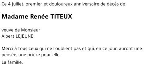 Renée TITEUX