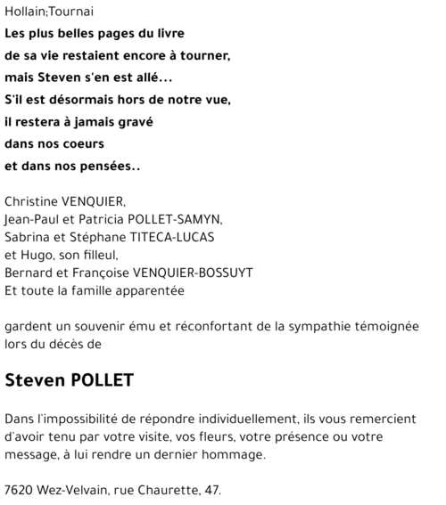 Steven POLLET
