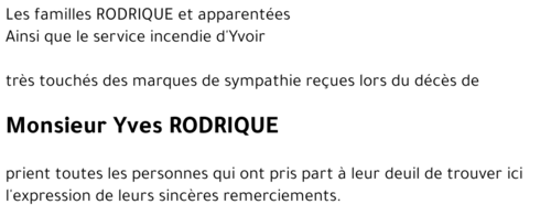 Yves RODRIQUE