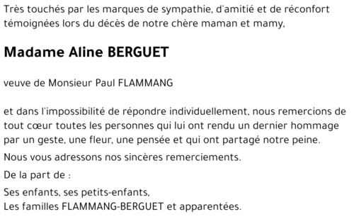 Aline BERGUET