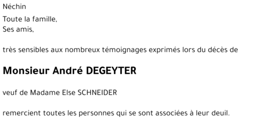 André DEGEYTER