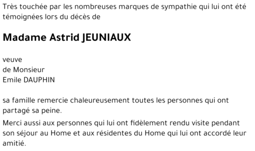 Astrid JEUNIAUX 