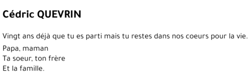 Cédric QUEVRIN