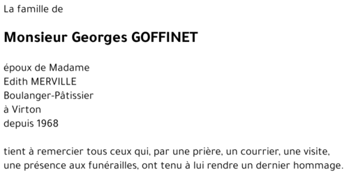 Georges GOFFINET 