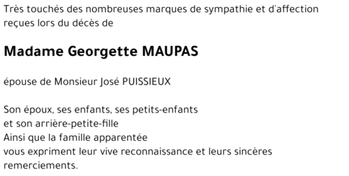 Georgette MAUPAS