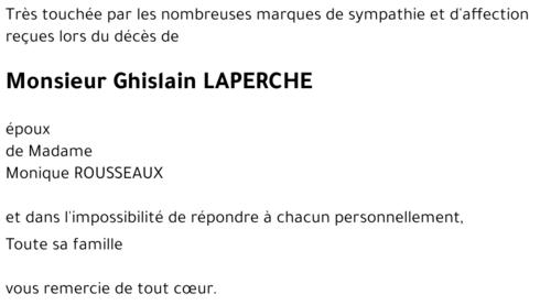 Ghislain LAPERCHE