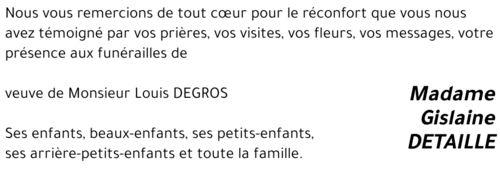 Gislaine DETAILLE