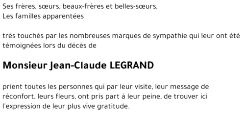 Jean-Claude LEGRAND