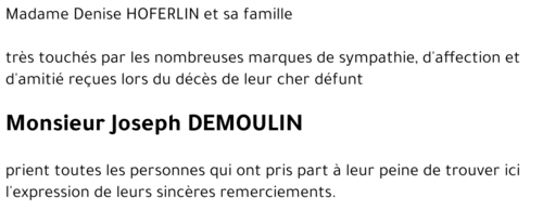 Joseph DEMOULIN