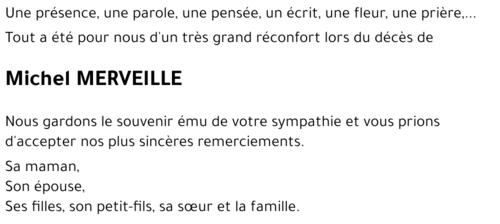 Michel MERVEILLE