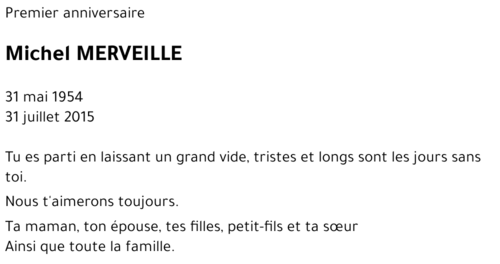 Michel MERVEILLE