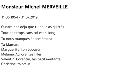 Michel MERVEILLE