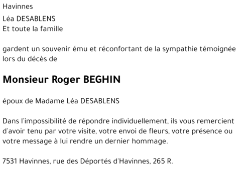 Roger BEGHIN